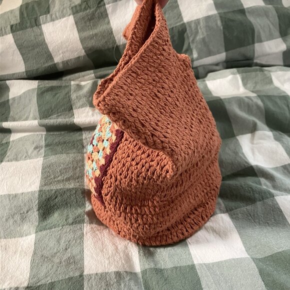 NWT Free People Cali Clutch Bag Crochet Granny Square Hippie Boho Handbag Purse - Picture 5 of 13